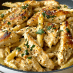 Creamy Garlic Parmesan Chicken Pasta Recipe