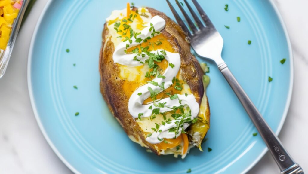 Quick & Easy Microwave Baked Potato A Perfect Meal in Minutes